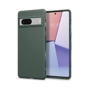 Google Pixel7 ケース 薄型 軽量 ソフトケース ストラップホール付き CYRILL by Spigen ACS04720 ミドリ