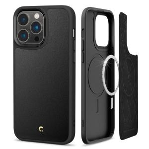 iPhone14ProMax スマホケース MagSafe対応 ストラップホール付 CYRILL Spigen ACS04879 ブラック