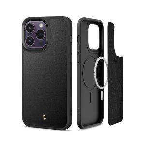 iPhone14Pro スマホケース ワイヤレス充電対応 CYRILL Spigen ACS05026 ブラック