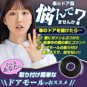 ドアモール 静音 プロテクター 車 取り付け ...の詳細画像1