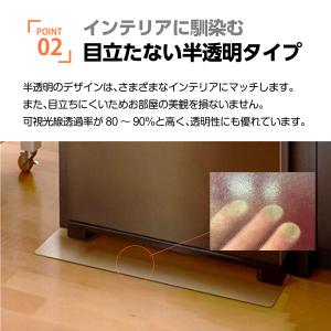 冷蔵庫マット 透明 シート 床 傷防止 汚れ ...の詳細画像3
