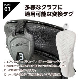 ゴルフ ヘッドカバー ユーティリティ UT ド...の詳細画像4