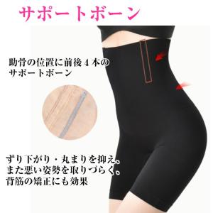 加圧 スパッツ レディース ハイウェスト ガー...の詳細画像2