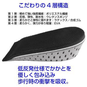 シークレット インソール 2足セット かかと用...の詳細画像1