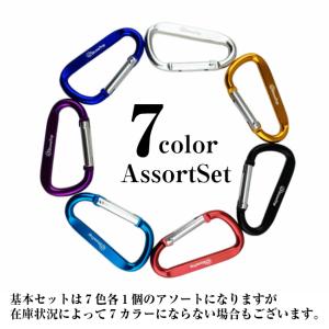 カラビナ D型 7個セット アウトドア 登山 ...の詳細画像2