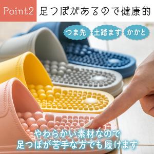 健康サンダル レディース メンズ 室内 足つぼ...の詳細画像4