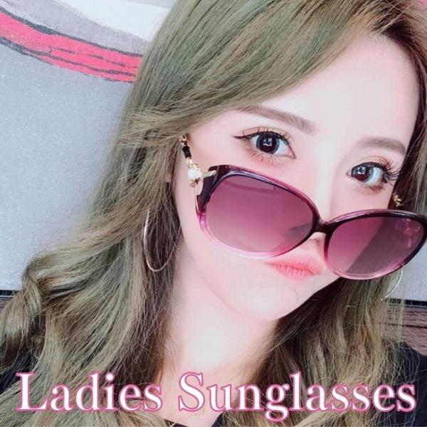 サングラス レディース 眼鏡 UVカット 紫外線カット メガネ おしゃれ ケース付き 小顔