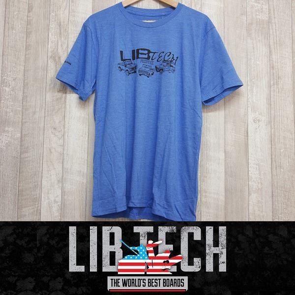 【新品:SALE】20 LIBTECH PICK UP STICK TEE - BLUE S Tシャ...