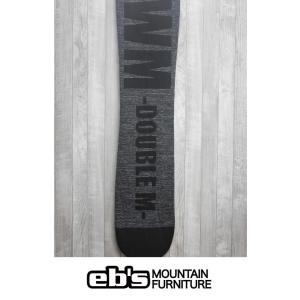 【新品】ebs WM KNIT COVER LOGO - MOKU-BLACK/BLACK - SMサイズ eb's製 ニットカバー ソールカバー スノーボード｜wmsnowboards2