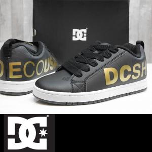 DC SHOES スニーカー メンズ COURT GRAFFIK SE - BLACK/GOLD(201) 国内正規品｜wmsnowboards