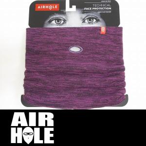 21 AIRHOLE AIRTUBE MICROFLEECE - HEATHER PURPLE - 国内正規品 スノーボード フェイスマスク ネックウォーマー｜wmsnowboards