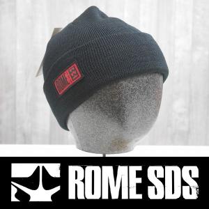 22 ROME SYNDICATE BEANIE - BLACK - 国内正規品 スノーボード ビーニー ニット帽｜wmsnowboards