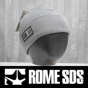 22 ROME SYNDICATE BEANIE - GRAY - 国内正規品 スノーボード ビーニー ニット帽｜wmsnowboards