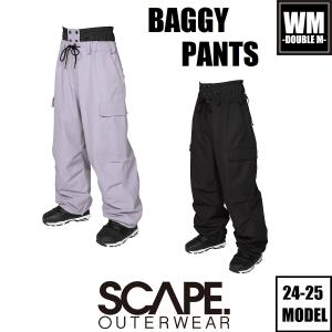 新品:SALE】25 SCAPE BAGGY PANTS - Sサイズ - BLACK 正規品 新品:SALE】25 SCAPE BAGGY PANTS - Sサイズ - BLACK 正規品