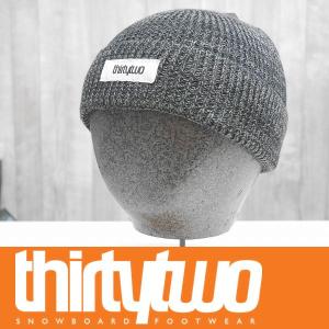 22 ThirtyTwo PATCH BEANIE - BLACK/HEATHER - 国内正規品 スノーボード ビーニー ニット帽｜wmsnowboards