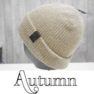 22 AUTUMN SIMPLE BEANIE - OATMEAL - 国内正規品 スノーボード ビーニー ニット帽｜wmsnowboards