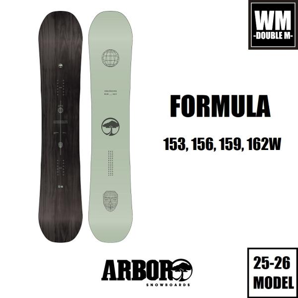 25-26 ARBOR FORMULA スノーボード オールラウンド 国内正規品