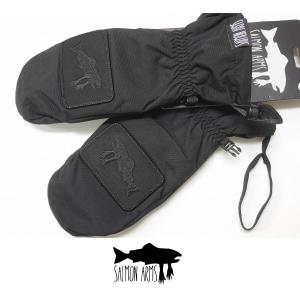 23 SALMON ARMS サーモンアームス スノーボード グローブ CLASSIC MITT - Logo-Black/Black - 国内正規品｜wmsnowboards