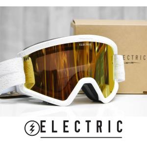 23 ELECTRIC エレクトリック ゴーグル HEX - MATTE SPECKLED WHITE - GOLD CHROME CONTRAST ジャパンフィット 国内正規品｜wmsnowboards