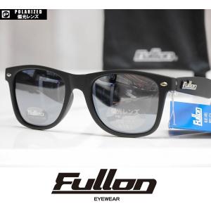 FULLON サングラス 偏光レンズ FBL039-12 - Matte Black / Silver Mirror Polarized - BLUE LABEL 正規品｜wmsnowboards