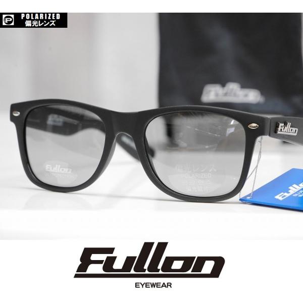 FULLON サングラス 偏光レンズ FBL039-16 - Matte Black / Light...