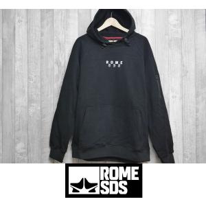 24 ROME 撥水 パーカー RIDING HOODIE - BLACK - 国内正規品 スノーボ...