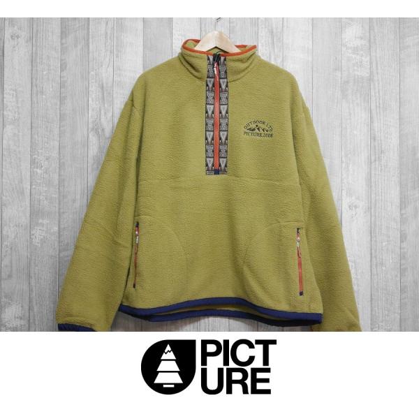24 PICTURE ミドルレイヤー GAMVIK 1/4 ZIP FLEECE - Fennel ...