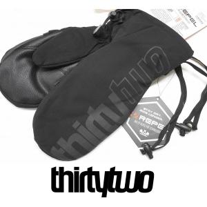 24 ThirtyTwo スノーボード グローブ CORP MITT - BLACK/BLACK - 国内正規品 ミトン｜wmsnowboards