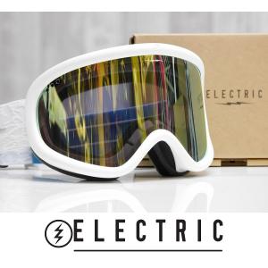 24 ELECTRIC エレクトリック ゴーグル CHARGER XL - MATTE WHITE - GREY/GOLD CHROME JP ジャパンフィット 国内正規品｜wmsnowboards