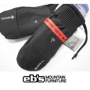 24 ebs エビス スノーボード グローブ CARVING MITT GORE-TEX - BLACK - 国内正規品 ゴアテックス ミトン｜wmsnowboards