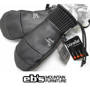 24 ebs エビス スノーボード グローブ CARVING MITT STRONG - BLACK - 国内正規品 ミトン｜wmsnowboards