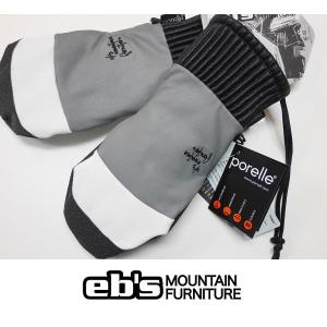 24 ebs エビス スノーボード グローブ CARVING MITT STRONG - WHITE/GREY - 国内正規品 ミトン｜wmsnowboards