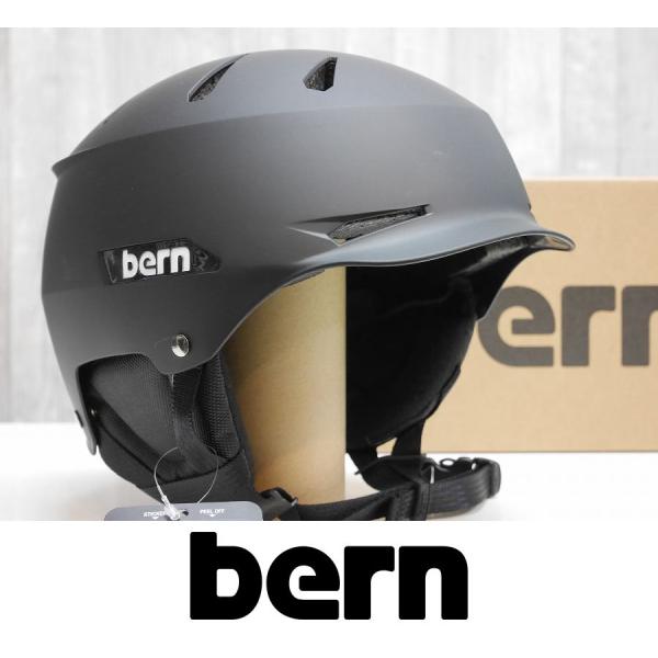 Bern ヘルメット TEAM HENDRIX Winterモデル - Matte Black ジャ...
