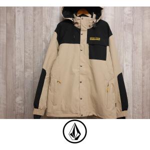 23-24 VOLCOM ウェア LONGO GORE-TEX JACKET - KHAKIEST ゴアテックス スノーボード ジャケット 国内正規品｜wmsnowboards