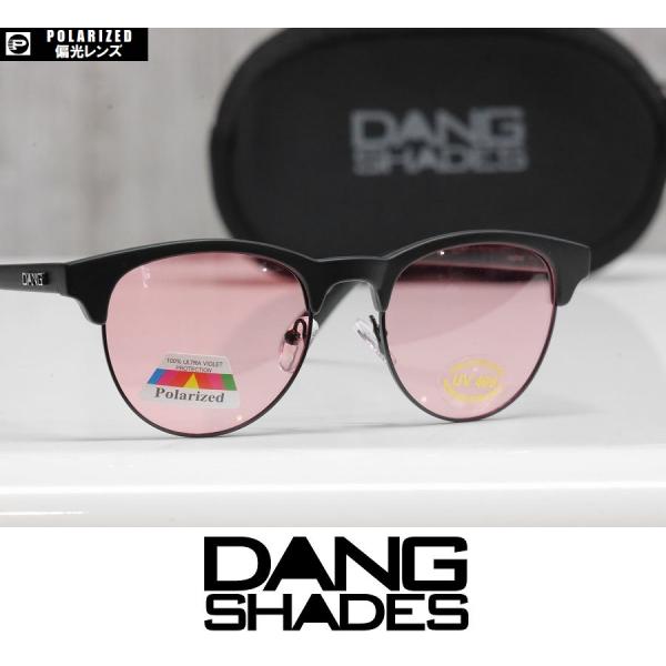 DANG SHADES サングラス EASTHAM RP - Black Matte / Rose ...