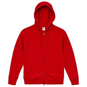 パーカー レディース メンズ レッド 赤 xs s m l xl xxl 無地 厚手 長袖 フード パーカー アウター 男女兼用  綿 パイル  男 女 ファスナー ジップ｜wmstore