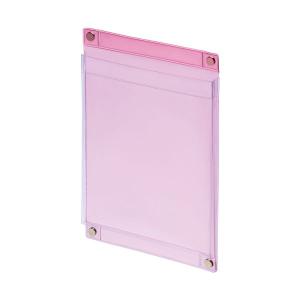まとめ ライオン事務器 マグネットポケットソフトタイプ A5 W168 D11 H250mm 5セット 透明ピンク 1個 Mp C5 有名な