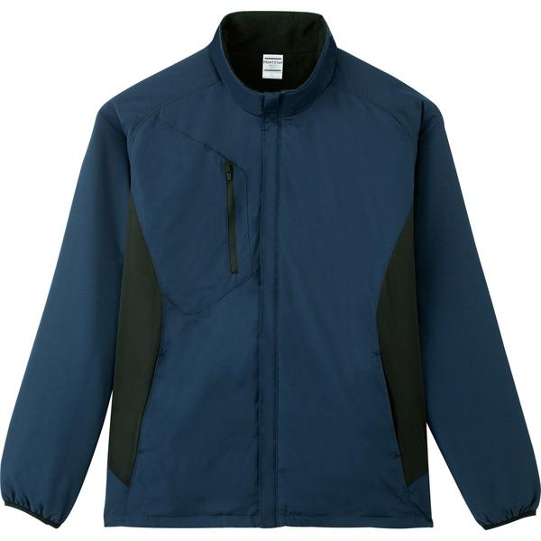 ジャケット ブルゾン 上着 フリース アウター 厚手 軽量 ストレッチ 暖かい 無地 大きい 大きい...