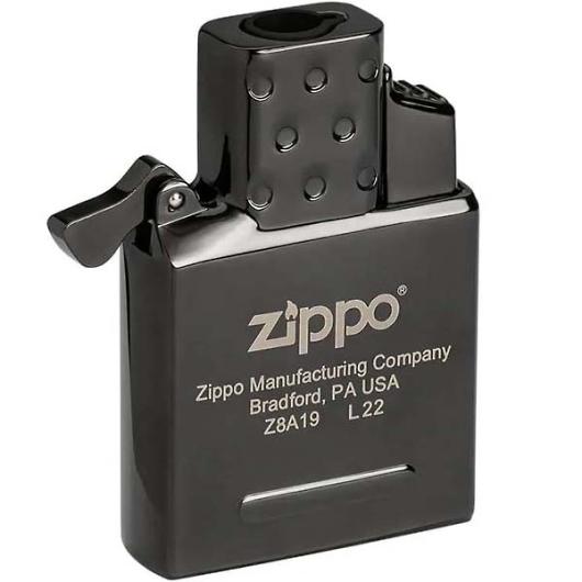 ZIPPO ジッポー 交換用 ガスライターインサイドユニット シングルトーチ ガス注入なし ブラック...