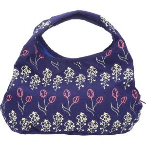 くろちく ミニラウンドバッグ 春草紺 22107401