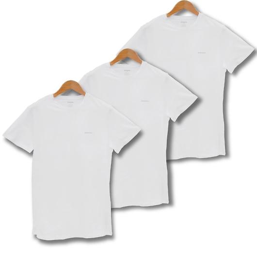 DIESEL Lサイズ Round Neck Tシャツ・カットソー 3枚セット ホワイト SPDG/...