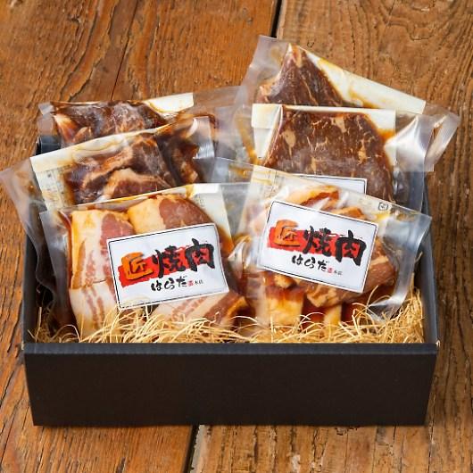 【大阪 焼肉はらだ本店】 たれ漬け焼肉食べ比べ 6007-80c [産直品]