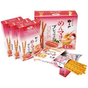 やまや めんマヨ味プレッツェル4箱入 6639