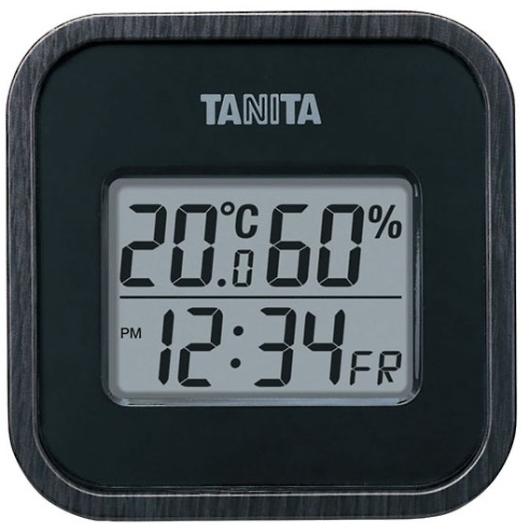 TANITA タニタ デジタル温湿度計 ブラック TT-571-BK
