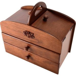 茶谷産業 日本製 木製ソーイングボックス 0 301 Cm Bkワールド 通販 Yahoo ショッピング