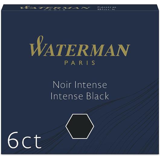 WATERMAN ウォーターマン ミニカートリッジインク 1箱（6本入） 0.7ml ブラック S0...