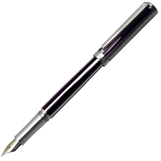 SHEAFFER シェーファー インテンシティ バイオレットストライプ 万年筆 ペン先 M（中字） ...