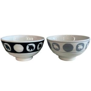 モズ 美濃焼お茶碗ペアセット EF-LC36