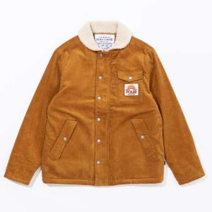 POLER(ポーラー)　CORDUROY BOA JACKET コーデロイ ボア ジャケット CARAMEL-L｜wodyz001