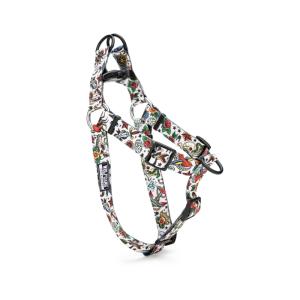 WOLFGANG MAN &amp; BEAST VintageWhite HARNESS Mサイズ 巾1.6cm x 胴回り40〜61cm ウルフギャングハーネス